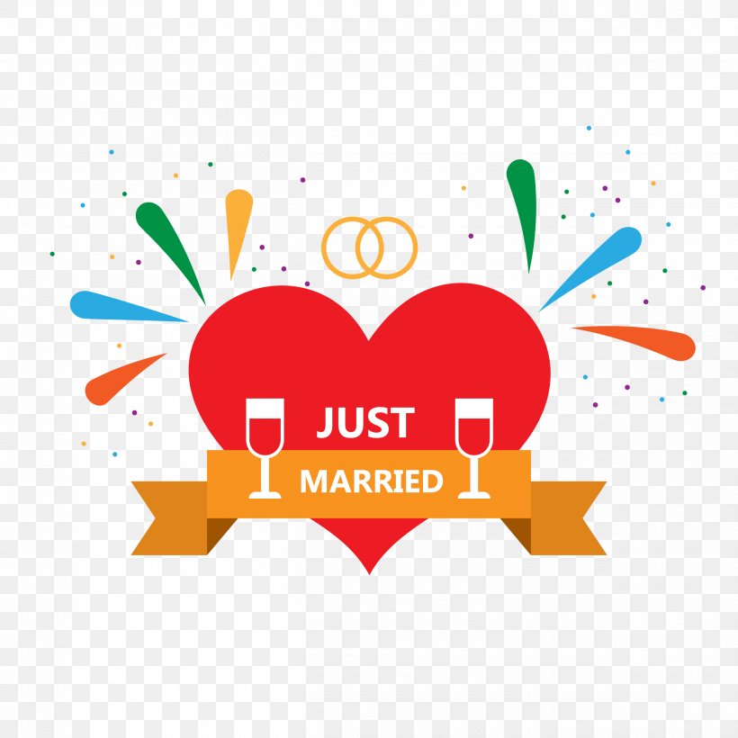 Royalty-free Marriage, PNG, 2500x2500px, Royaltyfree, Area, Brand, Heart, Just Married Download Free