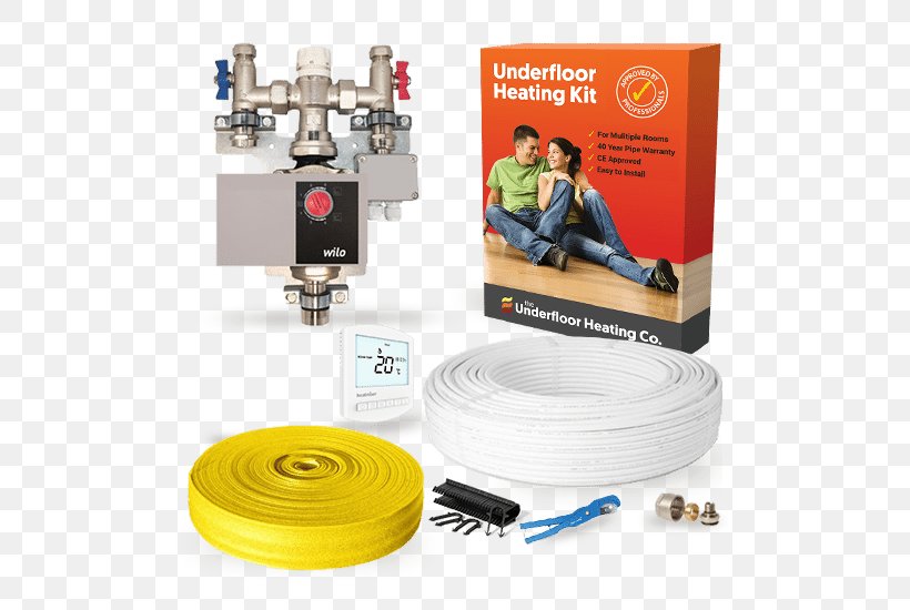 The Underfloor Heating Company Heating System Central Heating, PNG, 550x550px, Underfloor Heating, Building Insulation, Business, Cable, Central Heating Download Free