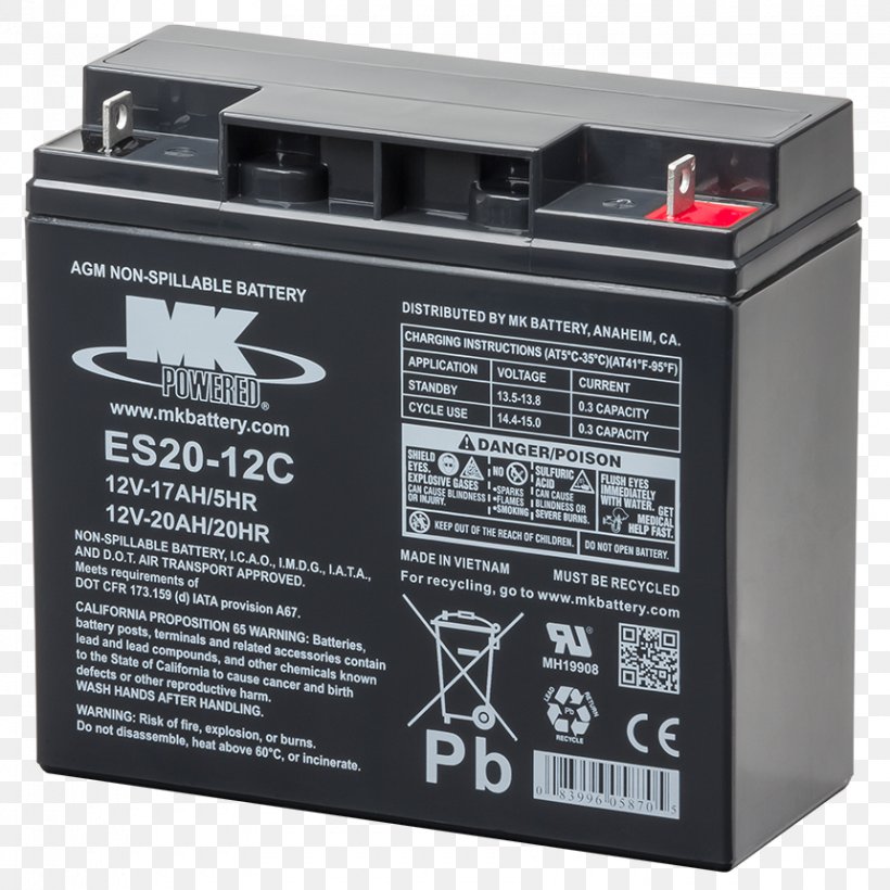 VRLA Battery Lead–acid Battery MK Battery Deep-cycle Battery, PNG, 860x860px, Battery, Ampere Hour, Computer Component, Deepcycle Battery, Electric Power Download Free