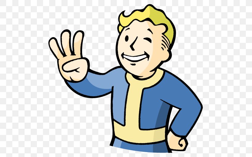 Fallout 4 Fallout 3 Thumb Signal The Vault Clip Art, PNG, 512x512px, Fallout 4, Area, Arm, Artwork, Boy Download Free