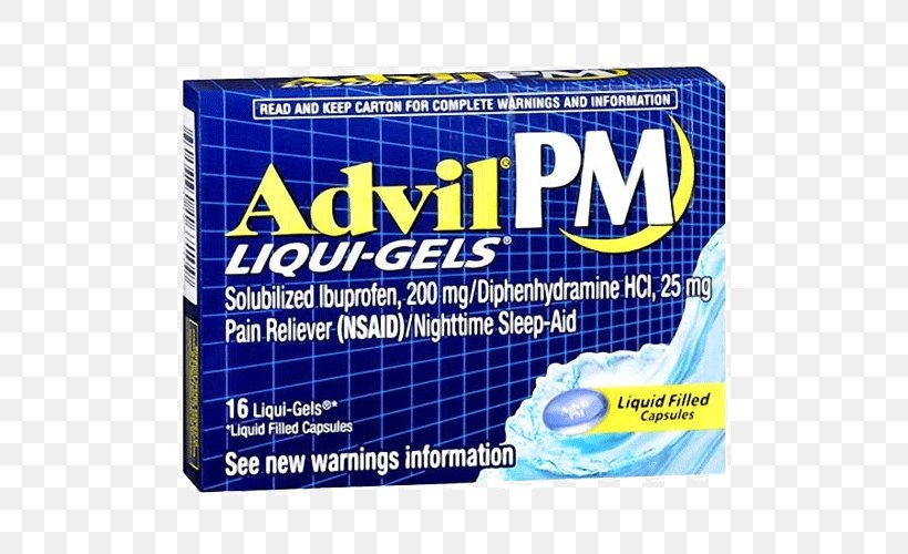 Ibuprofen Gel Insomnia Diphenhydramine Ache, PNG, 500x500px, Ibuprofen, Ache, Analgesic, Brand, Capsule Download Free