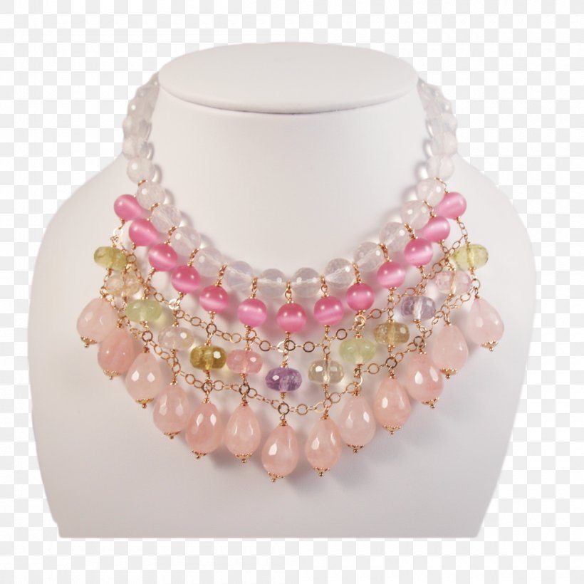 Pearl Necklace Bead Pink M, PNG, 1000x1000px, Pearl, Bead, Chain, Fashion Accessory, Gemstone Download Free