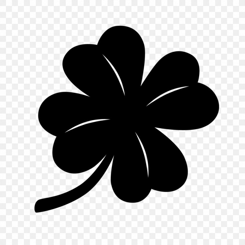 Saint Patrick's Day Shamrock Clip Art, PNG, 1024x1024px, Saint Patrick S Day, Black And White, Clover, Flower, Flowering Plant Download Free