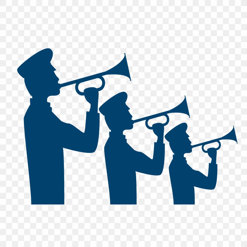 Trumpet Download Megaphone Illustration, PNG, 1500x1500px, Trumpet, Blue, Brass Instrument, Bugle, French Horn Download Free