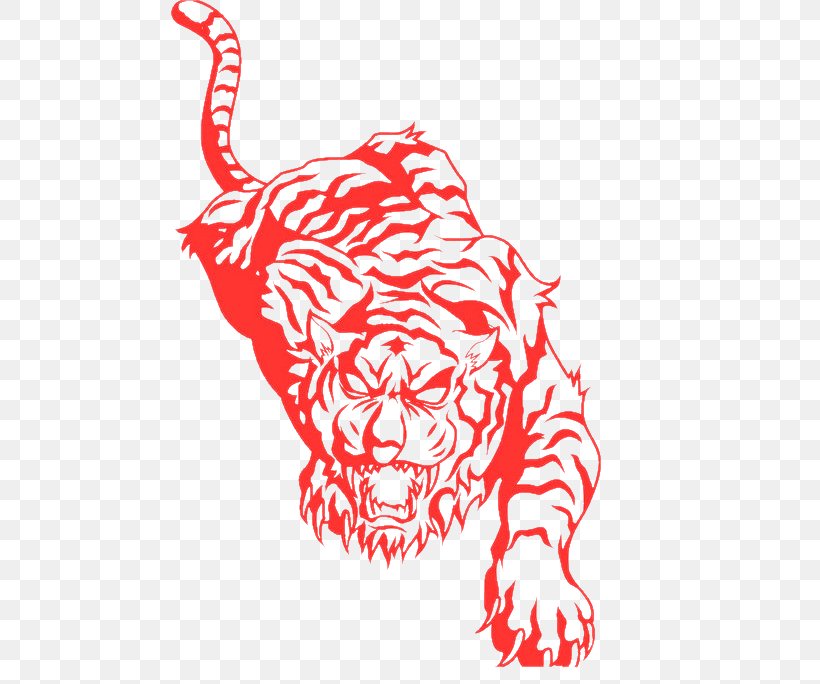 Tiger Black Panther Jaguar Sticker Lion, PNG, 478x684px, Tiger, Area, Art, Big Cats, Black Download Free