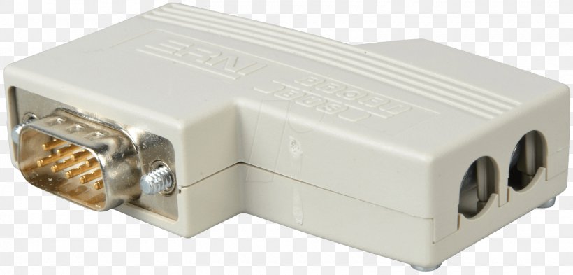 Adapter ERNI Electronics Profibus Terminal D-subminiature, PNG, 1560x748px, Adapter, Computer Hardware, Dsubminiature, Electrical Cable, Electrical Connector Download Free