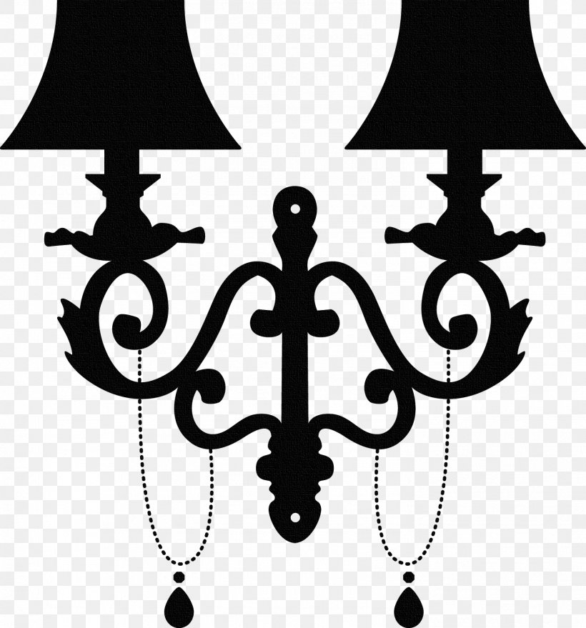 Chandelier Wall Decal Candelabra, PNG, 1477x1584px, Chandelier, Black And White, Candelabra, Decal, Electric Light Download Free