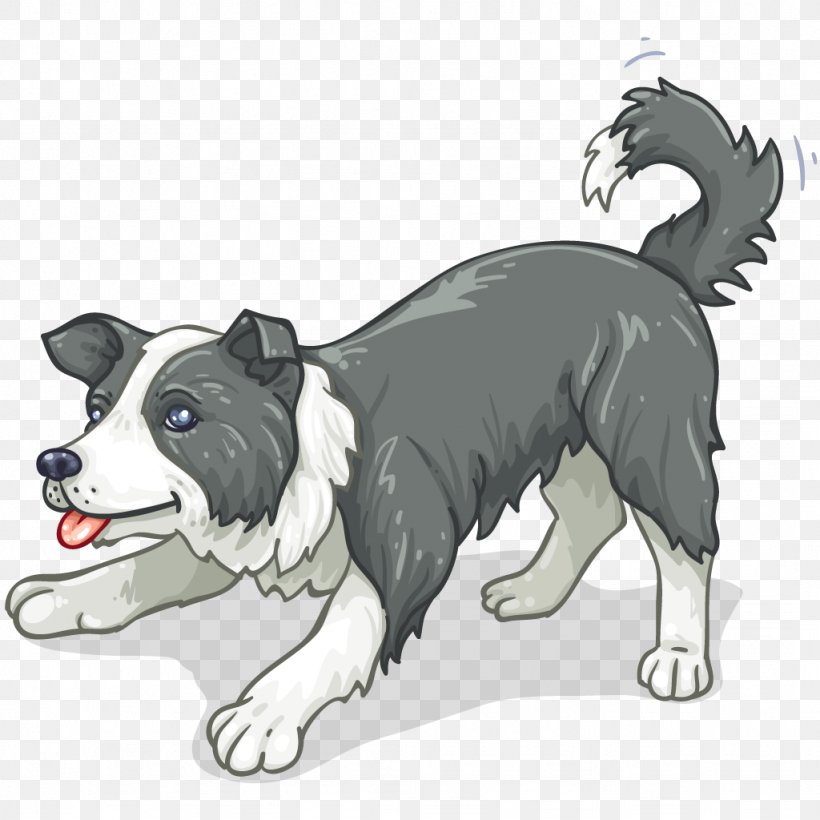 Dog Breed Border Collie Cat Rough Collie, PNG, 1024x1024px, Dog Breed, Border Collie, Breed, Carnivoran, Cartoon Download Free