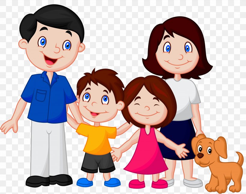 Family Cartoon Clip Art, PNG, 5000x3936px, Family, Boy, Cartoon, Child,  Communication Download Free