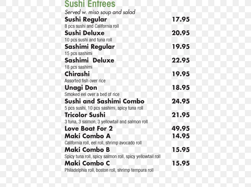 Hana Japanese Steakhouse And Sushi Lounge Document Lunch Dinner, PNG, 570x612px, Sushi, Area, Dinner, Document, Hibachi Download Free