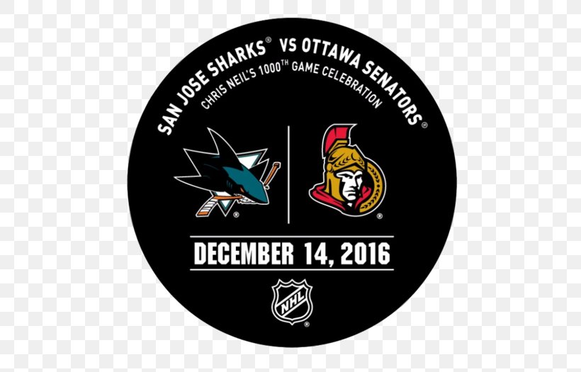 Ottawa Senators San Jose Sharks National Hockey League NHL 100 Classic Jersey, PNG, 600x525px, Ottawa Senators, Brand, Clock, Emblem, Game Download Free