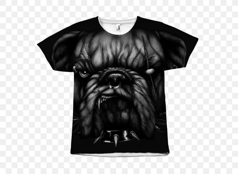 T-shirt Dog Sleeve Snout Neck, PNG, 600x600px, Tshirt, Black, Black M, Brand, Carnivoran Download Free