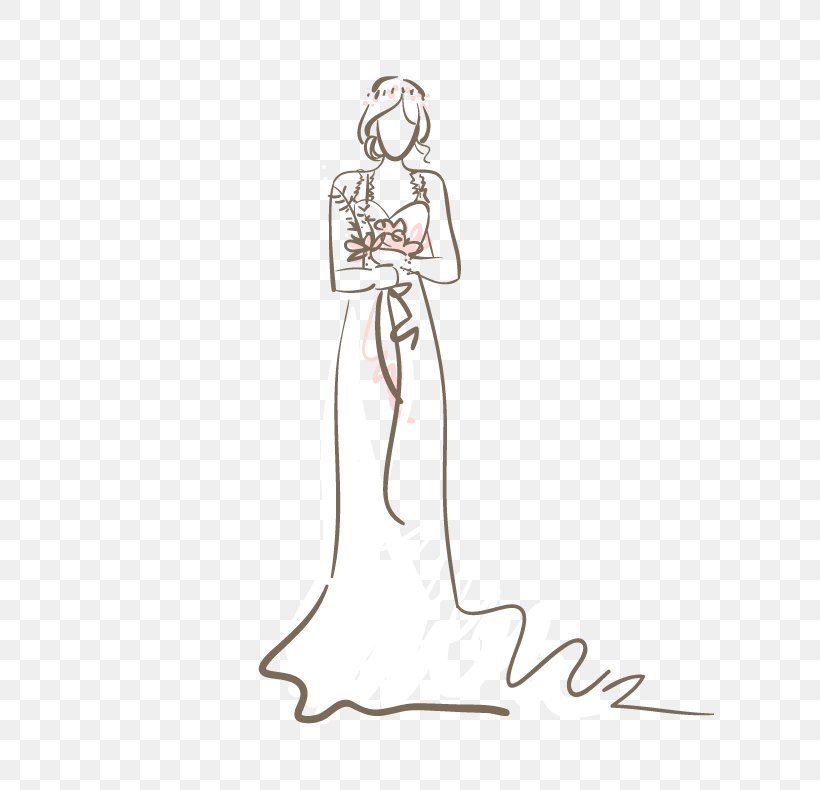Wedding Dress Bride Silhouette, PNG, 790x790px, Wedding, Body Jewelry, Bride, Joint, Marriage Download Free
