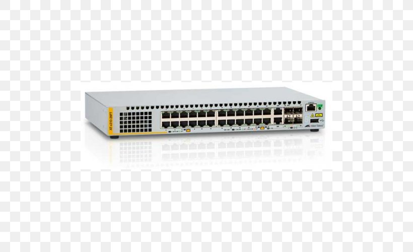 Network Cards & Adapters Network Switch Stackable Switch Ethernet Hub Port, PNG, 500x500px, Network Cards Adapters, Allied Telesis, Electronic Component, Electronic Device, Electronics Download Free