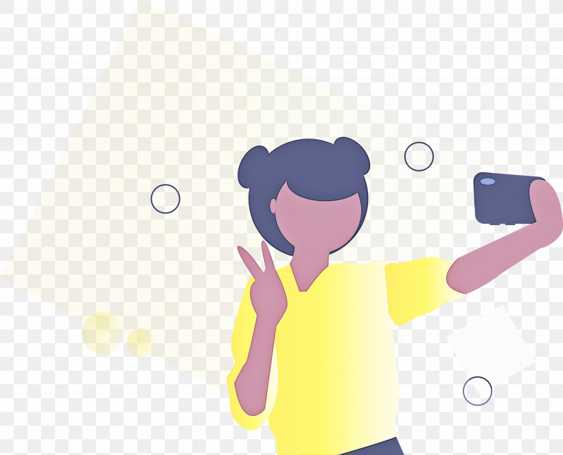 Taking Selfie Girl Camera, PNG, 3000x2427px, Taking Selfie, Camera, Cartoon, Finger, Gesture Download Free