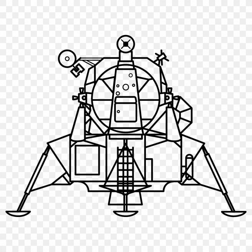 Apollo Program Apollo 11 Lunar Lander Apollo Lunar Module Drawing, PNG, 1000x1000px, Apollo Program, Apollo, Apollo 11, Apollo Lunar Module, Area Download Free