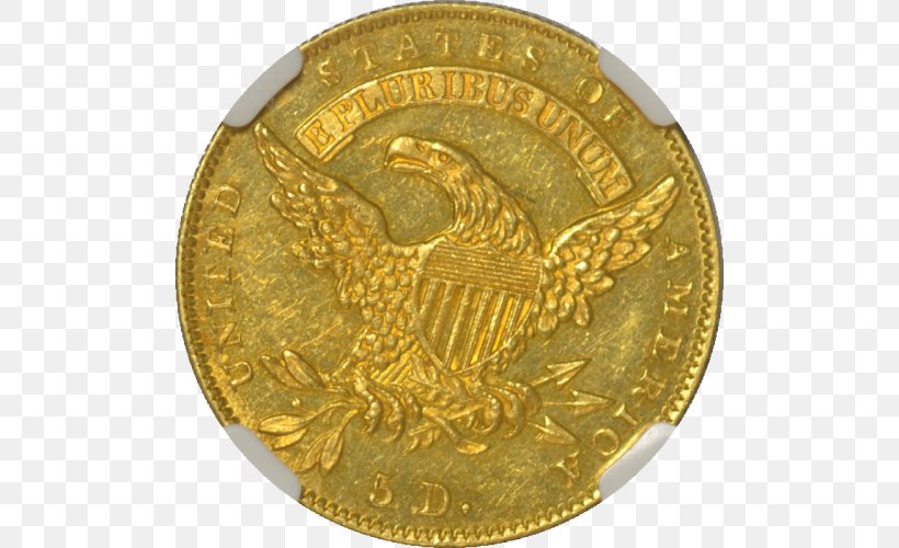 Gold Coin Gold Coin Gold Dollar Silver Coin, PNG, 500x500px, Coin, Banknote, Brass, Bronze Medal, Coin Grading Download Free