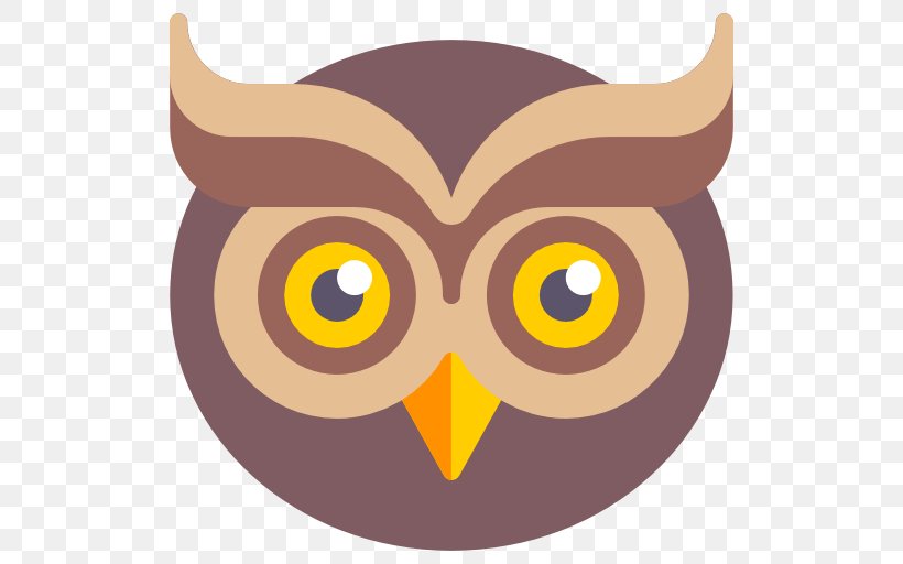 Owl Icon, PNG, 512x512px, Owl, Beak, Bird, Bird Of Prey, Clip Art Download Free