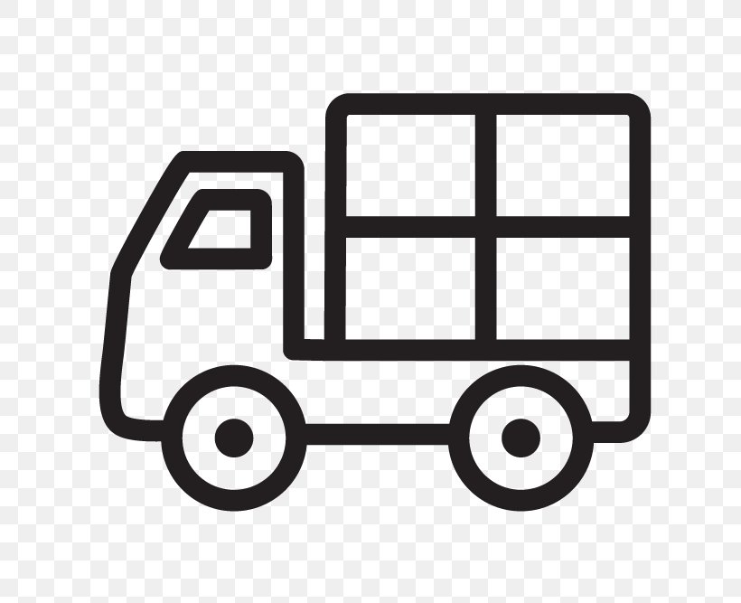 Truck Apple Icon Image Format, PNG, 667x667px, Truck, Area, Black, Black And White, Brand Download Free