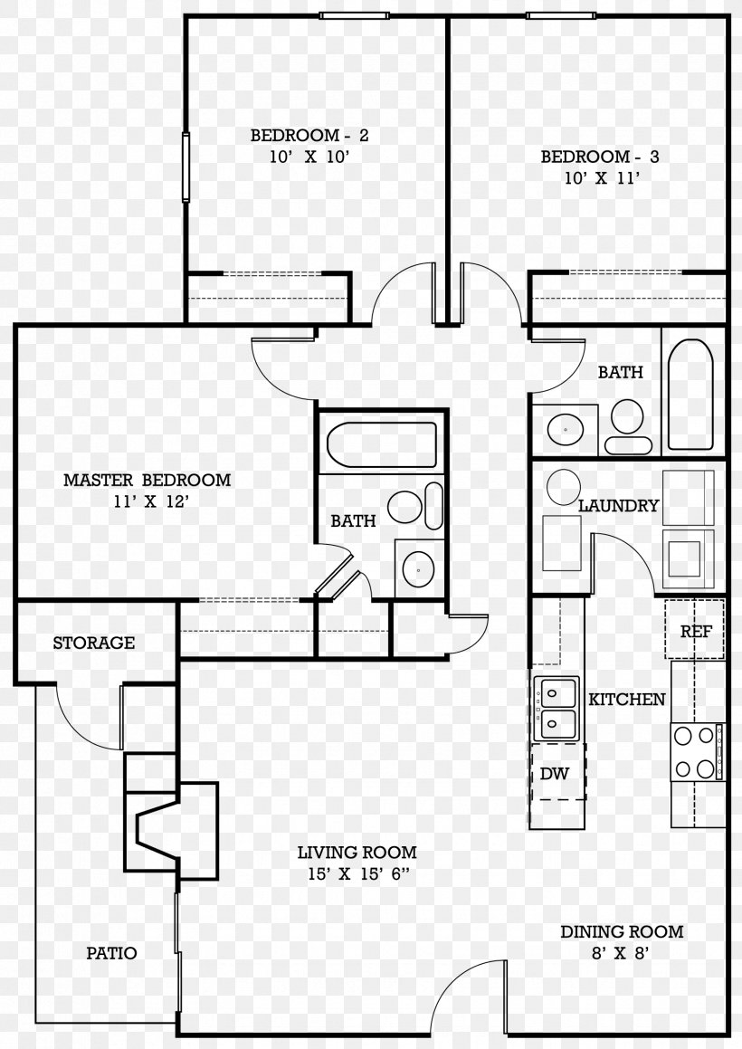 Paper Floor Plan Technical Drawing, PNG, 1735x2453px, Paper, Area, Black And White, Diagram, Drawing Download Free