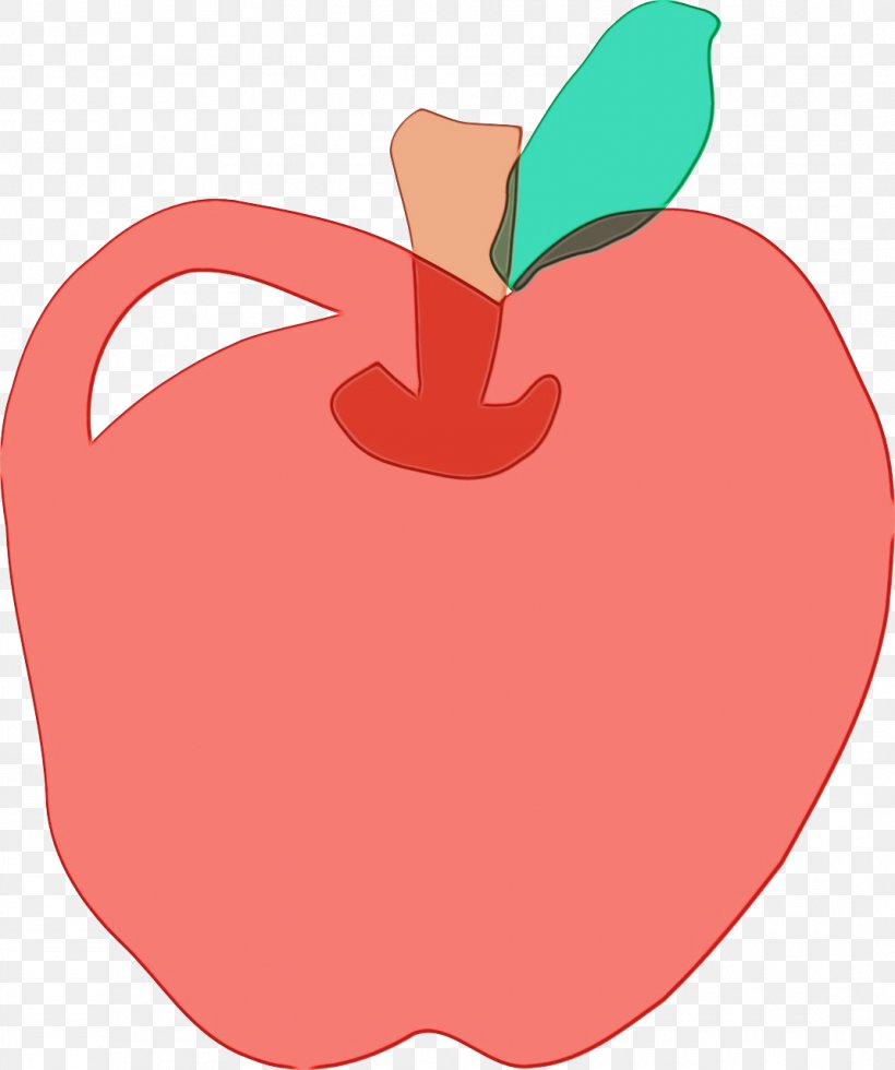 Apple Fruit Clip Art Red Plant, PNG, 1070x1280px, Watercolor, Apple, Food, Fruit, Leaf Download Free