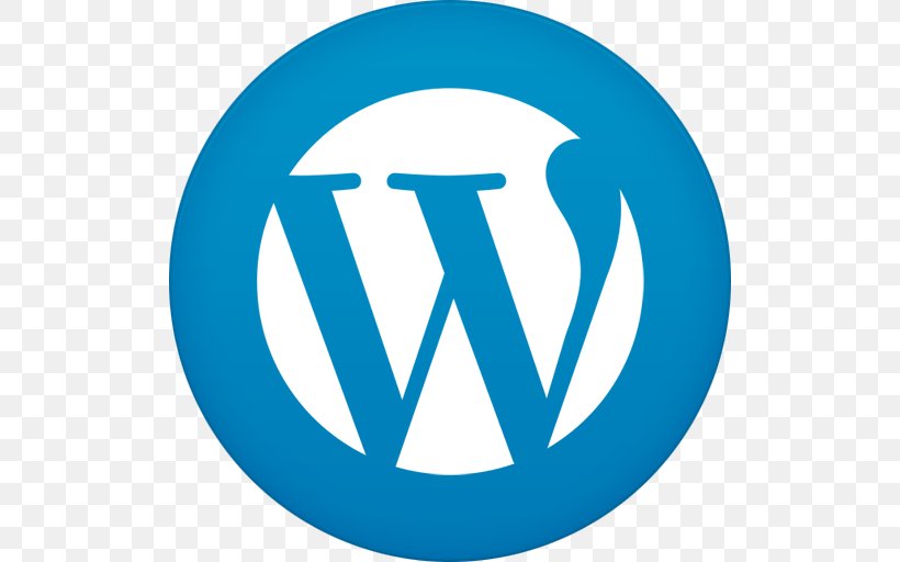 Blue Area Text Symbol, PNG, 512x512px, Wordpresscom, Area, Blog, Blue, Brand Download Free