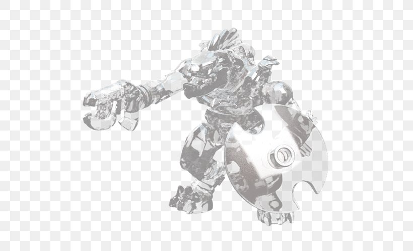 Halo Wars Halo: Spartan Assault Master Chief Mega Brands Covenant, PNG, 500x500px, Halo Wars, Art, Black And White, Covenant, Factions Of Halo Download Free