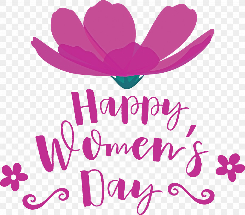Happy Womens Day Womens Day, PNG, 2999x2630px, Happy Womens Day, Biology, Floral Design, Flower, Geometry Download Free