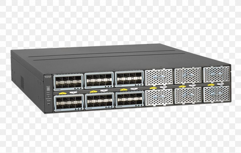 10 Gigabit Ethernet Network Switch Netgear Stackable Switch Port, PNG, 1000x636px, 10 Gigabit Ethernet, 19inch Rack, Computer Network, Data Storage Device, Disk Array Download Free
