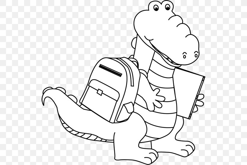 Clip Art Crocodile Alligators Black And White Drawing, PNG, 544x550px, Watercolor, Cartoon, Flower, Frame, Heart Download Free