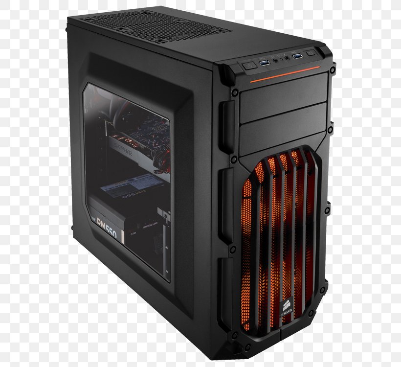 Computer Cases & Housings Graphics Cards & Video Adapters ATX Corsair Components Gaming Computer, PNG, 580x750px, Computer Cases Housings, Antec, Atx, Computer Case, Computer Component Download Free