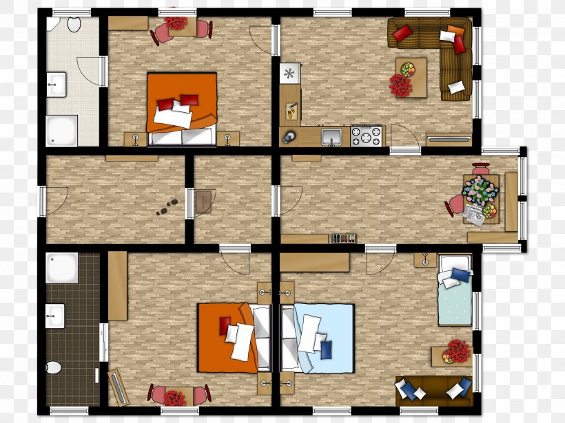 Apartment Floor Plan Landhaus Sinz über'm See Room Mündige Bürger E.V., PNG, 2800x2100px, Apartment, Apartament, Area, Copa, Elevation Download Free