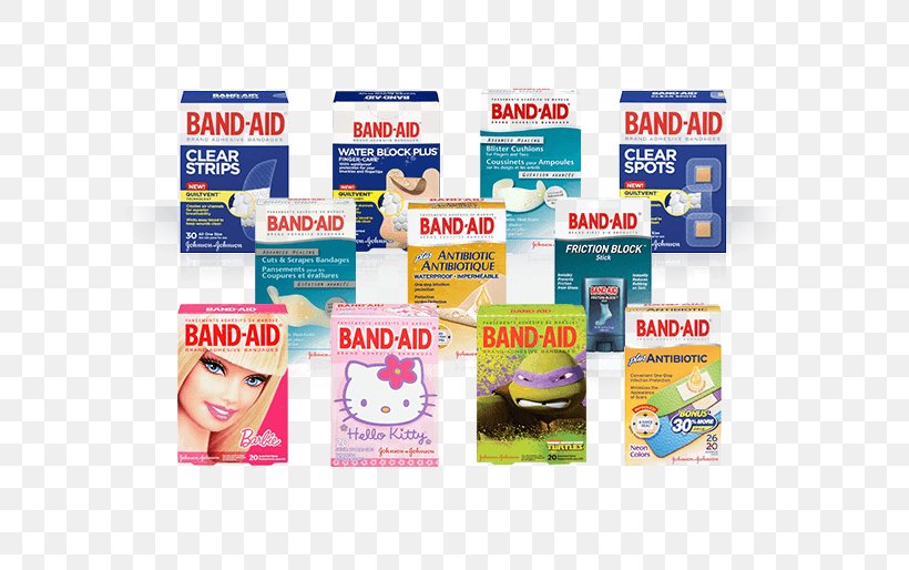 Band-Aid First Aid Supplies Adhesive Bandage Johnson & Johnson, PNG, 616x514px, Bandaid, Adhesive Bandage, Advertising, Bandage, Brand Download Free