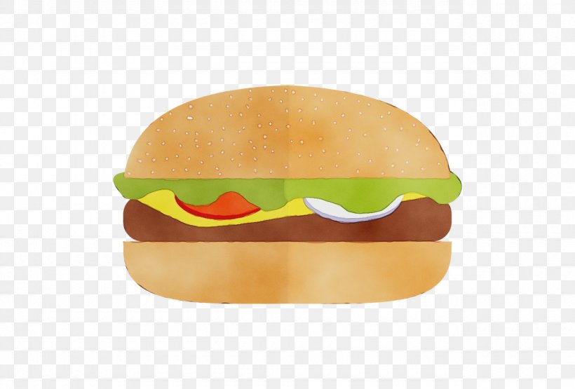 Hamburger, PNG, 1280x867px, Watercolor, Bun, Cheeseburger, Egg Cup, Fast Food Download Free