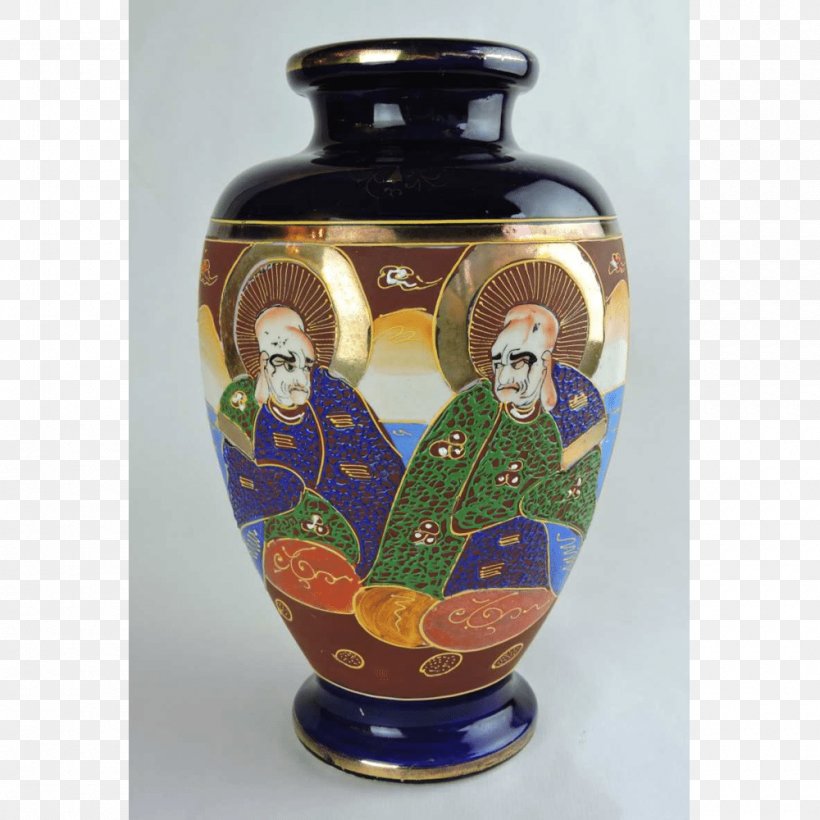 Pottery Vase Satsuma Ware Ceramic 20th Century, PNG, 1000x1000px, 20th Century, Pottery, Artifact, Ceramic, Ceramic Glaze Download Free