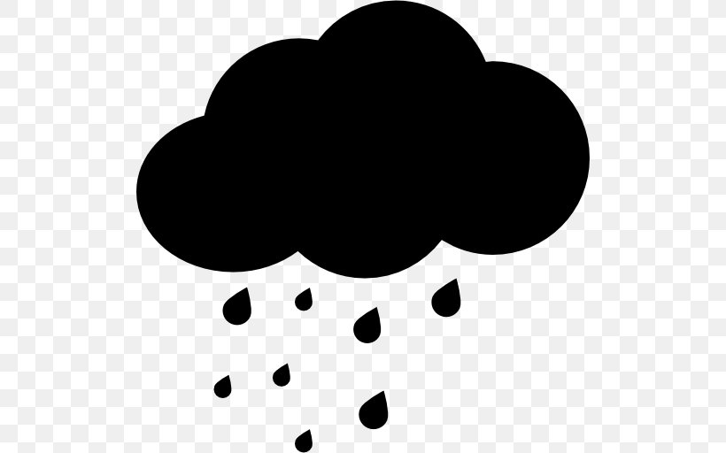 Rain Download Cloud, PNG, 512x512px, Rain, Black, Black And White, Cloud, Heart Download Free