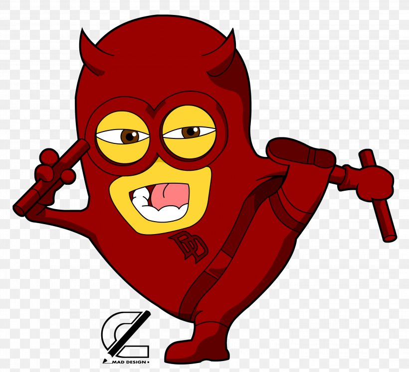 Daredevil Minions Drawing Clip Art Film, PNG, 2888x2632px, Daredevil, Art, Avengers, Cartoon, Despicable Me Download Free