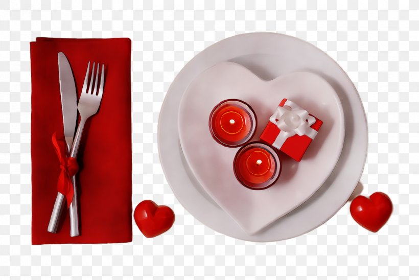 Red Heart Plate Spoon Love, PNG, 2448x1636px, Watercolor, Ceramic, Cutlery, Dishware, Heart Download Free