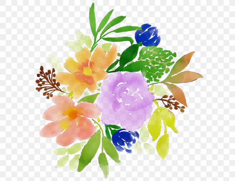 Bouquet Of Flowers Drawing, PNG, 1280x989px, Watercolor, Bouquet, Branch, Cut Flowers, Drawing Download Free