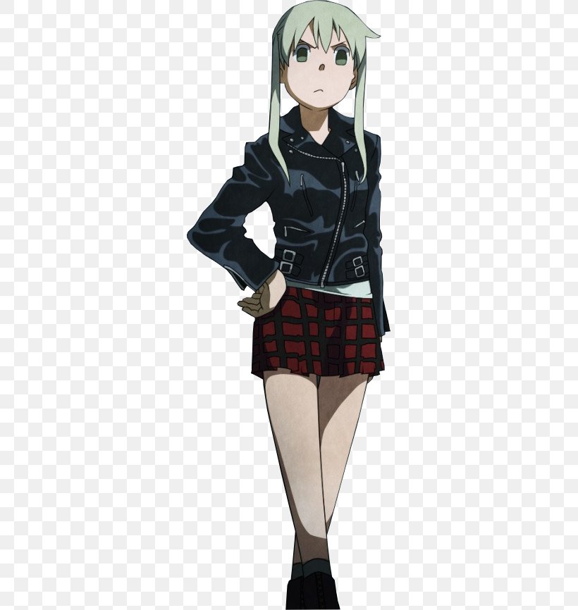 Maka Albarn Soul Eater Evans Leather Jacket, PNG, 289x866px, Watercolor, Cartoon, Flower, Frame, Heart Download Free