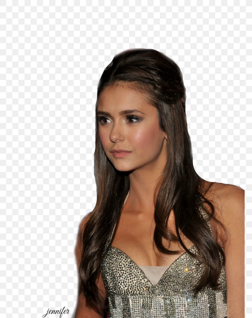 Nina Dobrev Hairstyle Model Hair Coloring, PNG, 772x1035px, Watercolor, Cartoon, Flower, Frame, Heart Download Free