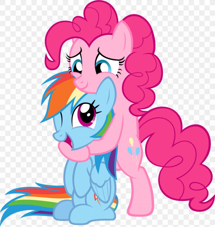 Pinkie Pie Rainbow Dash Pony DeviantArt, PNG, 869x920px, Watercolor, Cartoon, Flower, Frame, Heart Download Free
