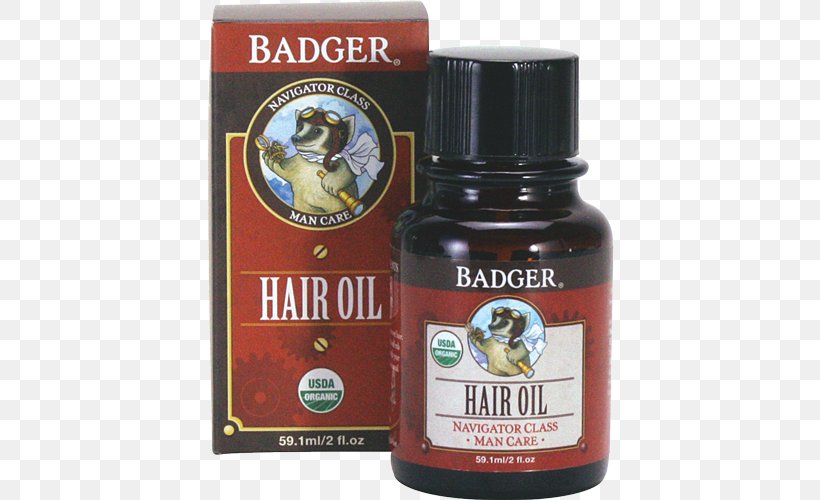 Badger Balm Oil Hair Lip Balm Personal Care, PNG, 500x500px, Badger Balm, Babassu Oil, Beard Oil, Flavor, Hair Download Free