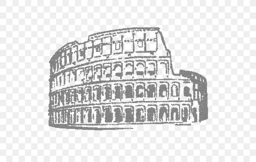 Colosseum Latin Building, PNG, 520x520px, Colosseum, Austral Pacific Energy Png Limited, Black And White, Building, Graphic Arts Download Free