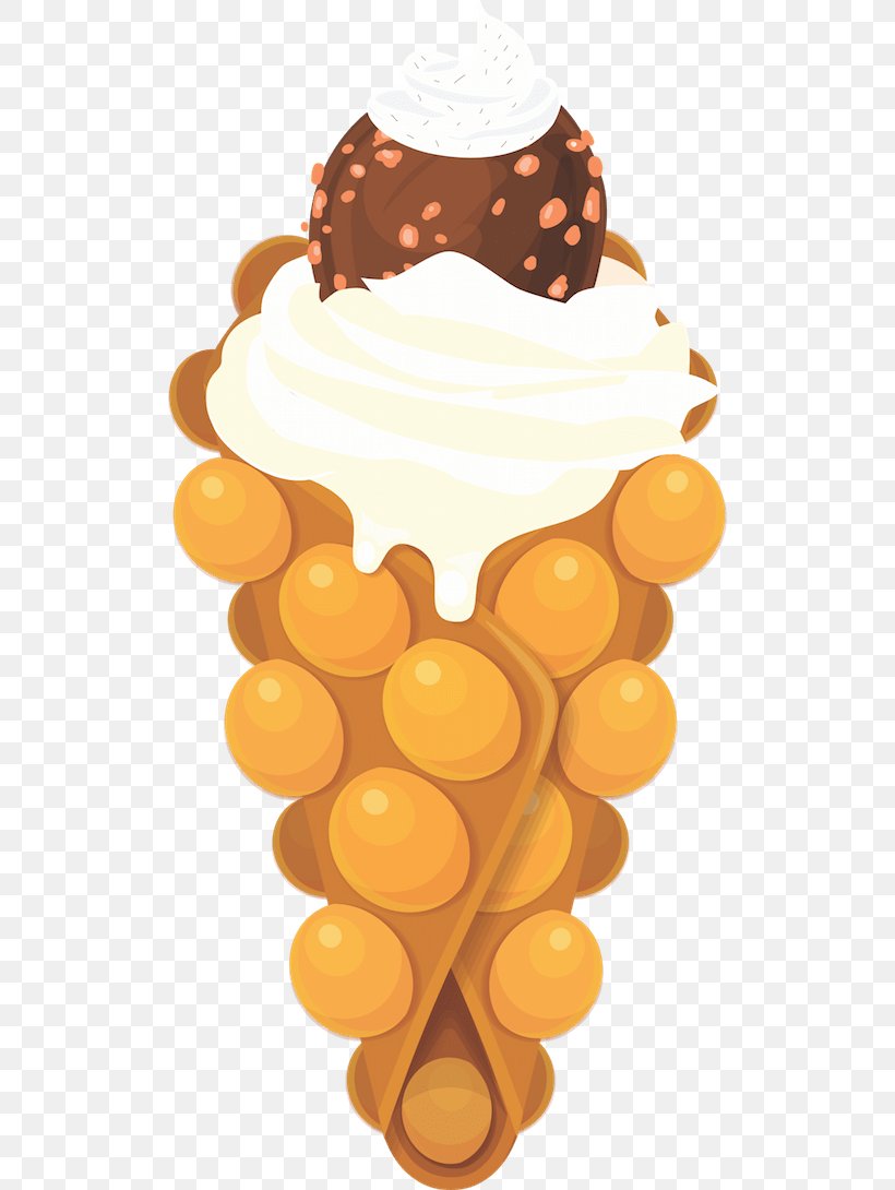 Egg Waffle Belgian Waffle Ice Cream, PNG, 512x1090px, Egg Waffle, Belgian Waffle, Chocolate, Chocolate Syrup, Cream Download Free