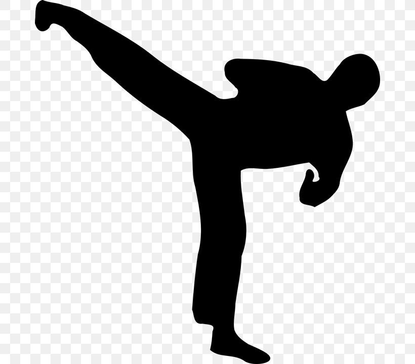 Kickboxing Muay Thai Clip Art, PNG, 682x720px, Kickboxing, Arm, Black And White, Boxing, Combat Download Free