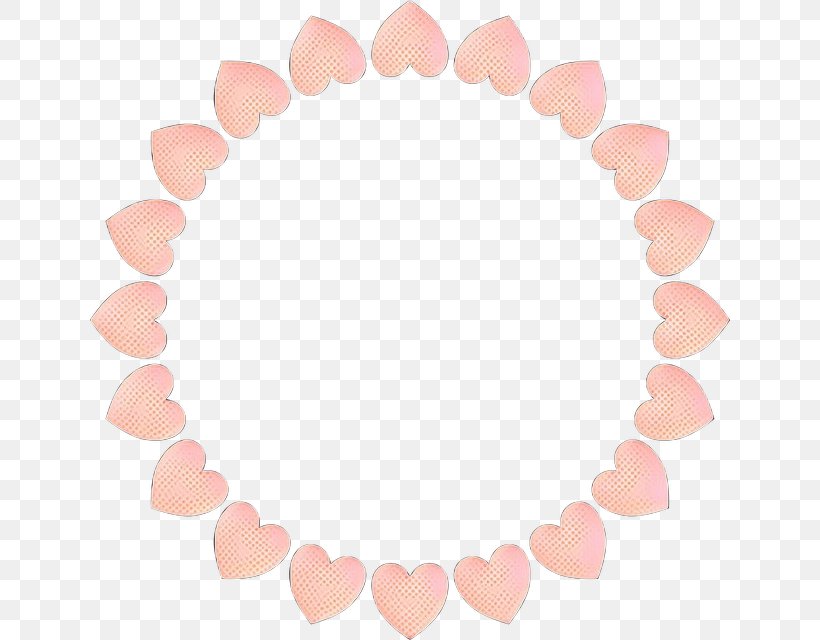 Pink Heart Clip Art Circle Heart, PNG, 640x640px, Pop Art, Fashion Accessory, Heart, Peach, Pink Download Free