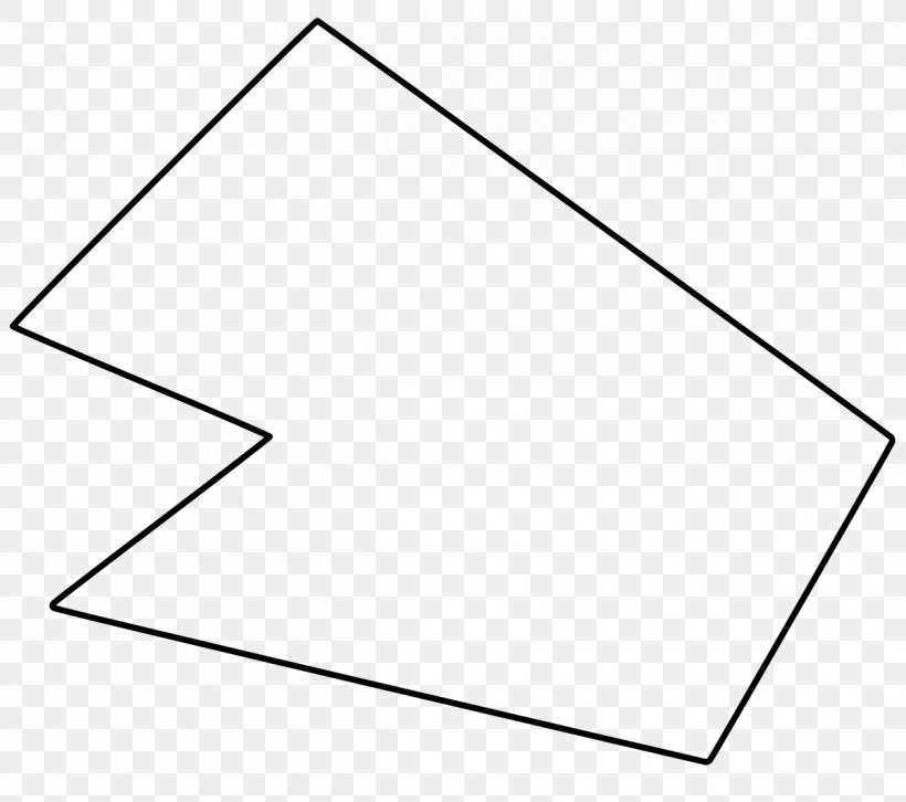 Polygon Triangle Area Rectangle Square, PNG, 1200x1063px, Polygon, Area, Black, Black And White, Concave Polygon Download Free