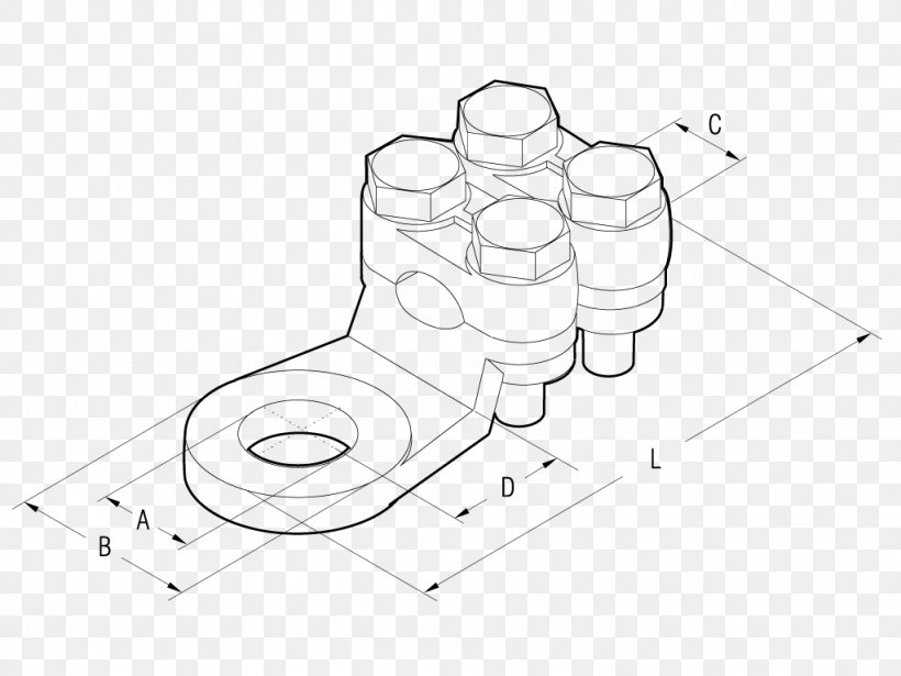 Screw Terminal Square Millimeter Electrical Cable Sketch, PNG, 1024x768px, Screw, Area, Artwork, Auto Part, Black And White Download Free
