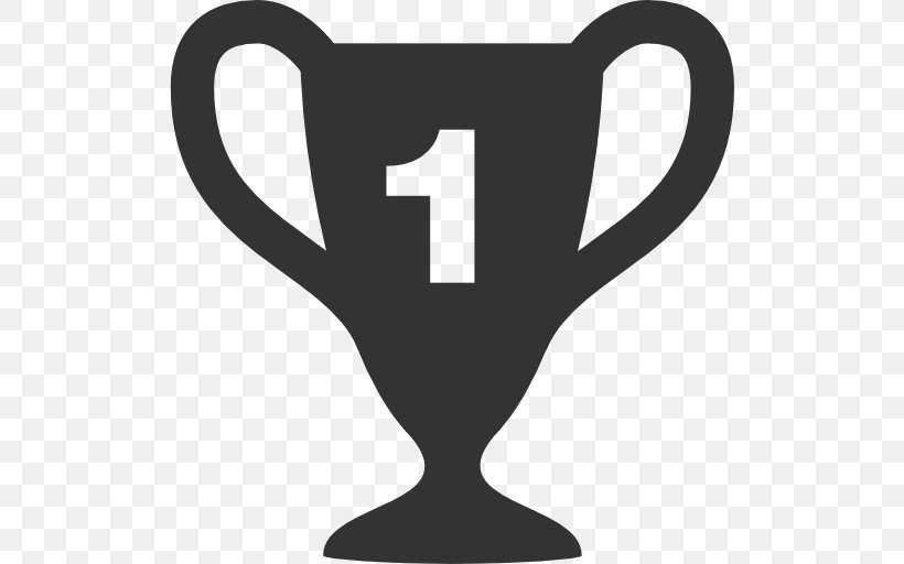 Trophy Icon Design, PNG, 512x512px, Trophy, Award, Black And White, Cup, Drinkware Download Free